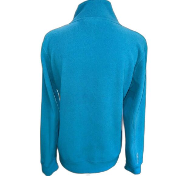 Under Armour Women’s Teal Blue 1/4 Zip Fleece Pullover Soft Warm Activewear M - Picture 3 of 6